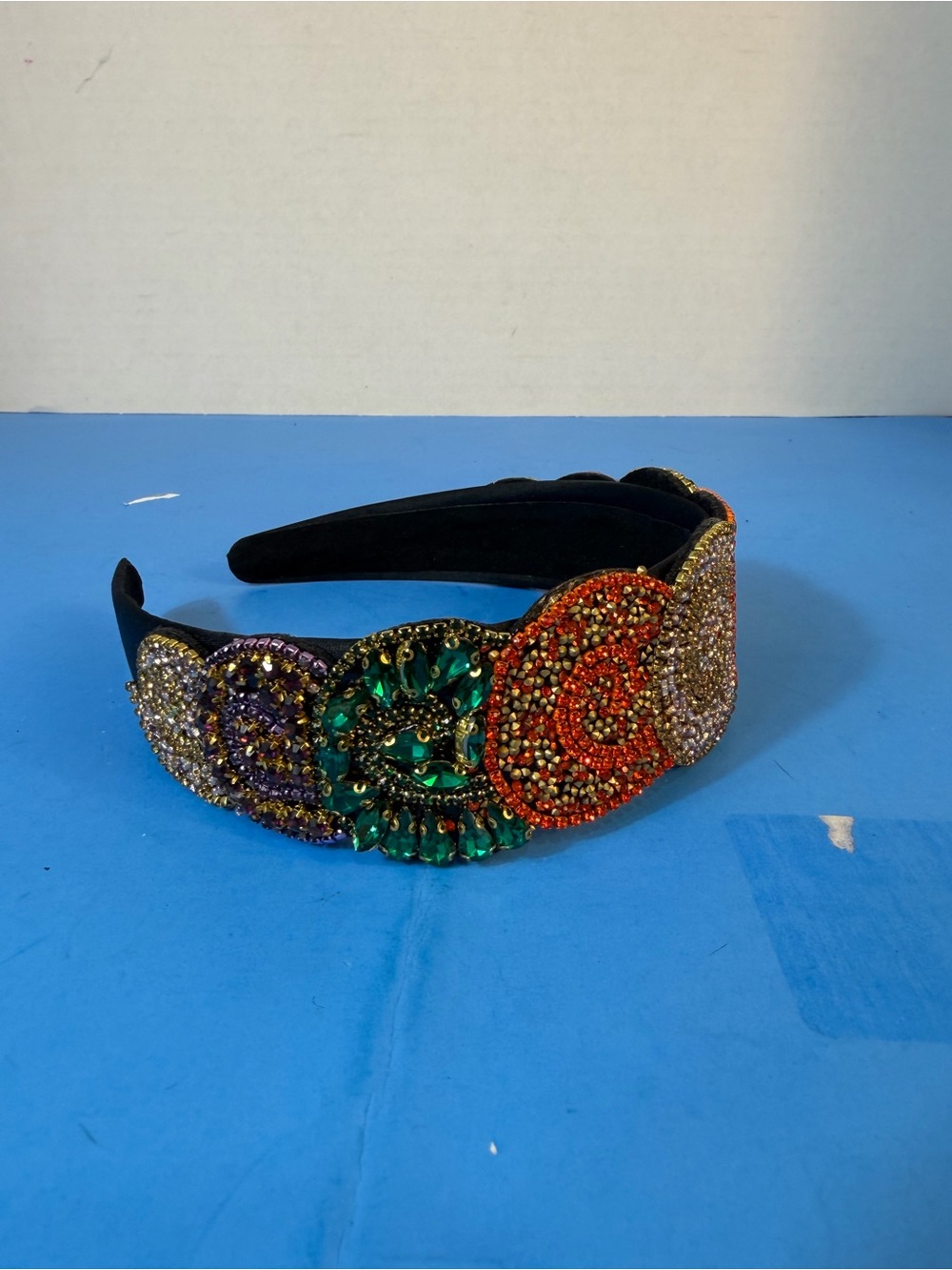 Embellished Multicolor Crystal Headband